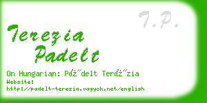 terezia padelt business card